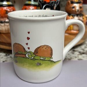 Vintage Hallmark Rim Shots Turtle and Burger Mug